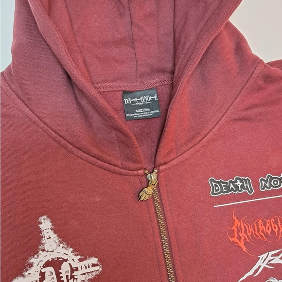 DEATH NOTE x CIVIL REGIME Full Zipper Hoodie- Adult Size 3XL - Picture 5 of 12